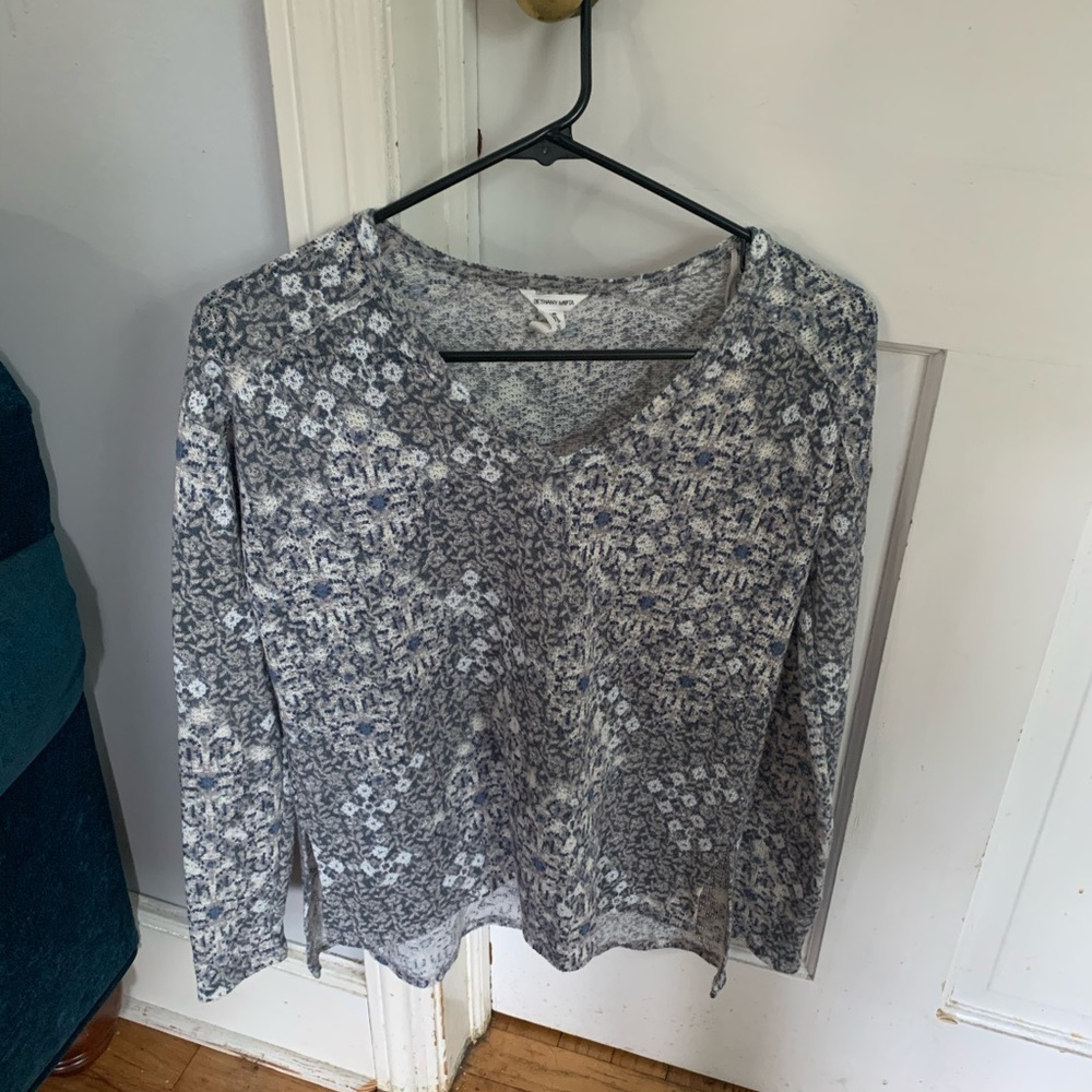 Bethany Mota Grey V Neck Sweater
